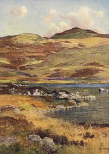 Loch Skae (färglitografi)