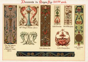 Designelement från 1500-talet. av Ernest Guillot