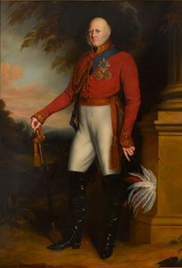 Porträtt av H.R.H. Adolphus Frederick, hertig av Cambridge (1774-1850) av Ernest Gustave Girardot