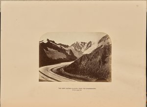 Glaciären Ober Aletsch från Sparrenhorn