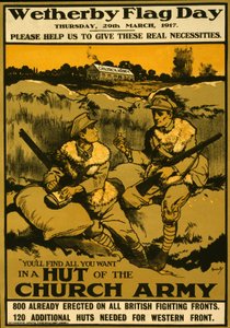 Affisch för Wetherby Flag Day, torsdagen den 29 mars 1917, pub. 1917