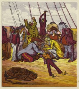 Billee svimmade ombord på Mary Jane av Ernest Henry Griset