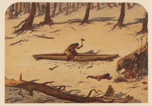 Förhistoriskt läger, 1871 av Ernest Henry Griset