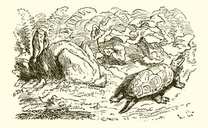 Haren och sköldpaddan av Ernest Henry Griset