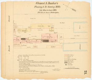 Hexamer General Survey; volym 1, plåt 21, 1866 (handkolorerad gravyr) av Ernest Hexamer