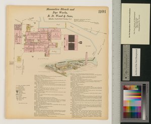 Manantico Bleach and Dye Works, Hexamer General Surveys, Volym 12, Plate 1101