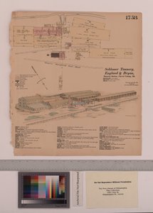 Schlosser Tannery, England och Bryan Tannery Station, Maryland, Hexamer General Surveys, 1883