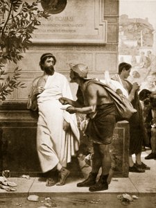 Aristides och bonden, illustration från "Hutchinson