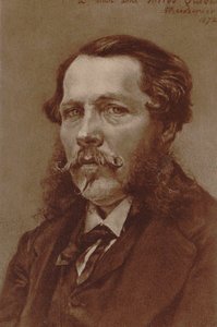 Porträtt av pianisten och kompositören Alfred Quidant 1815-1893, 1872. av Jean Louis Ernest Meissonier