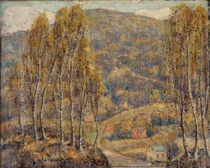 Beeches av Ernest Lawson