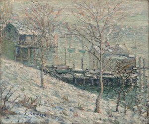 Harlem River Winter Scene, ca 1910