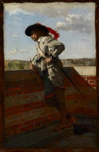 På en terrass, 1867. av Jean Louis Ernest Meissonier
