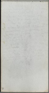 Skissbok, sid 89: Anteckningar. av Jean Louis Ernest Meissonier