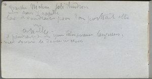Skissbok, sid 95: Anteckningar. av Jean Louis Ernest Meissonier