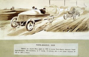Paris-Madrid-loppet av Ernest Montaut
