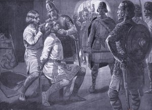 Ceolwulf, kung av Northumbria, med tvångsklippning AD731