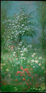 Rosor, dekorativ panel av Ernest Quost