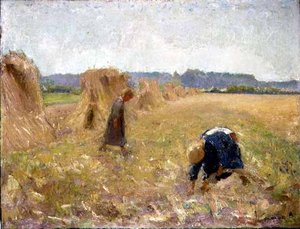 The Harvest, ca 1929 (olja på duk) av Ernest Welvaert