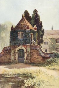 Gateway, Poxwell Manor House (färg litho) av Ernest William Haslehust