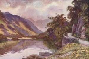Ullswater (färg litho) av Ernest William Haslehust