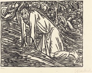 Kristus i Getsemane av Ernst Barlach