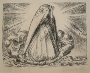 "Grant Us Peace", av Ernst Barlach, 1916, Honolulu Museum of Art, 18782 av Ernst Barlach