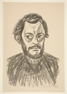 Självporträtt III (Självporträtt III) av Ernst Barlach