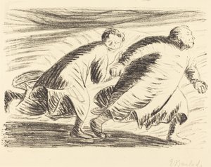 De flyktingar, 19161917. av Ernst Barlach