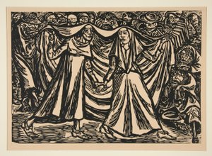 Totentanz II (Dödsdansen II) av Ernst Barlach