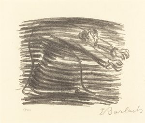 Walk in the Shadow, 1922. av Ernst Barlach