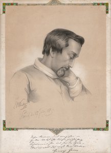 Julius Ernst Benedikt Kietz, Porträtt av Heinrich Heine av Ernst Benedikt Kietz