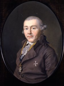 Porträtt av Prins August av Sachsen-Gotha-Altenburg, 1795