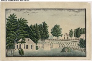 Konstnärens gård och vingård av Ernst Damitz