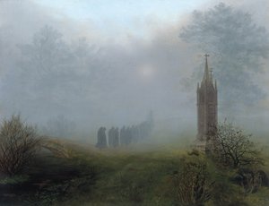 Procession i dimman, 1828