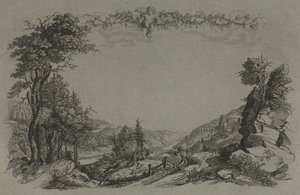 Sex vyer över Heidelbergs slott av Ernst Fries