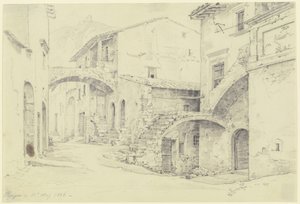 Gata i Terni-Papigno av Ernst Fries