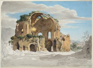 Minerva Medicas tempel i Rom av Ernst Fries
