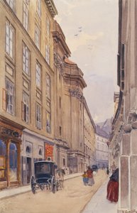 Dorotheergasse i Wien med det gamla Versatzamt