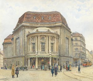 Wiens stadsteater, 1924.