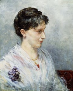 Porträtt av Maria av Ernst Josephson