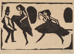 Akrobatisk dans, 1911. av Ernst Ludwig Kirchner