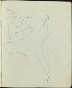 Dansare och artister sida från en skissbok, ca. 1911. av Ernst Ludwig Kirchner
