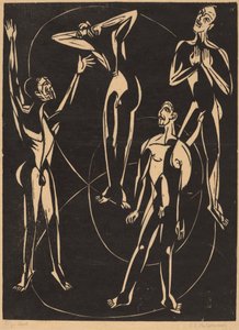 Känslor, 1937. av Ernst Ludwig Kirchner
