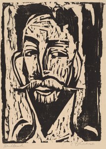 Chef för Prof. Dr. Graef, 1915. av Ernst Ludwig Kirchner