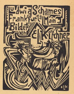 Ludwig Schames Frankfurt a Main Bilder av E L Kirchner Ludwig Schames Frankfurt..., 1919. av Ernst Ludwig Kirchner