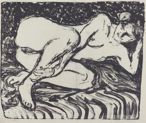 Liggande naken, 1907.