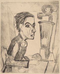 Målaren, 1923. av Ernst Ludwig Kirchner