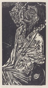 Professor Goldsteins fru, 1916. av Ernst Ludwig Kirchner