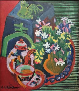 1920 Kirchner stilleben av Ernst Ludwig Kirchner