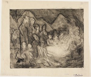 Augustibål av Ernst Ludwig Kirchner